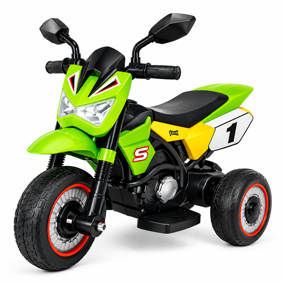 אופנוע ממונע לילדים 6V עם תאורת LED ומוזיקה – האופנוע הראשון שלי